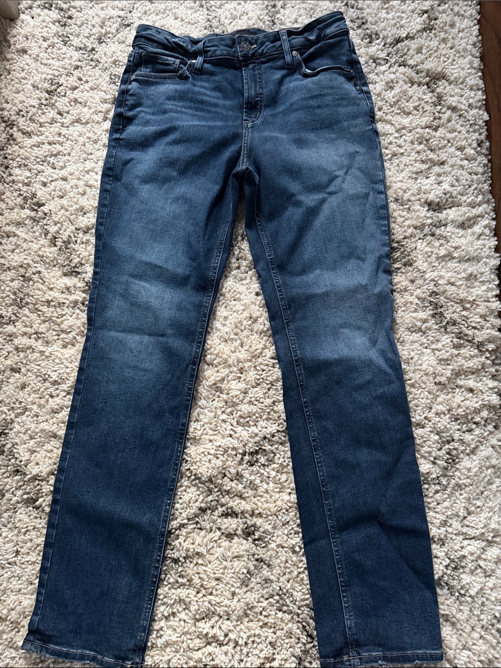 Silver Jeans Straight Leg Denim in Dark Blue